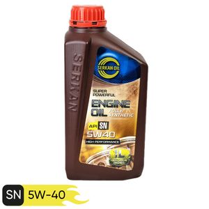 روغن موتور خودرو سرکان مدل sn 5w40 حجم 1 لیتر