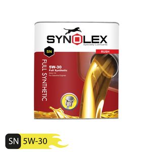 روغن موتور خودرو سینولکس مدل راش 5w 30 sn ظرفیت 5 لیتر