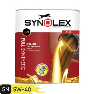 روغن موتور خودرو سینولکس مدل راش 5w 40 sn ظرفیت 5 لیتر