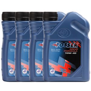 روغن موتور خودرو فوسر مدل drive formula 10w 40 حجم 1 لیتر بسته 4 عددی