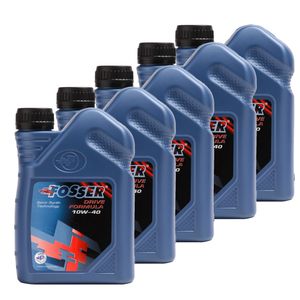 روغن موتور خودرو فوسر مدل drive formula 10w 40 حجم 1 لیتر بسته 5 عددی