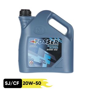 روغن موتور خودرو فوسر مدل garant super 20w 50 حجم 4 لیتر