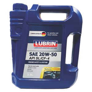 روغن موتور خودرو لوبرین مدل 20w 50 sl حجم 3.5 لیتر