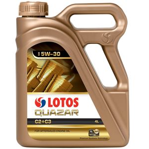 روغن موتور خودرو لوتوس مدل quazar c2+c3 حجم 4 لیتر