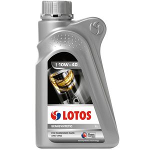 روغن موتور خودرو لوتوس مدل semisyntetic یک لیتری 10w 40