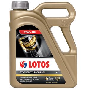 روغن موتور خودرو لوتوس مدل synthetic turbodiesel حجم 4 لیتر