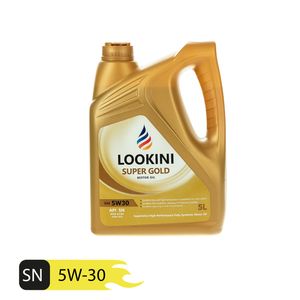 روغن موتور خودرو لوکینی مدل super gold 5w30 حجم 5 لیتر