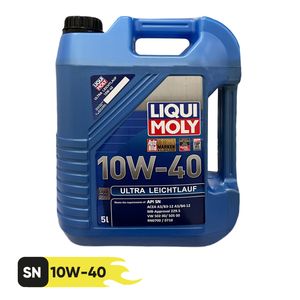 روغن موتور خودرو لیکومولی مدل ultra leichtlauf 10w40 sn حجم 5 لیتر