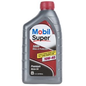 روغن موتور خودرو موبیل مدل super 10w 40 حجم 946 میلی لیتر