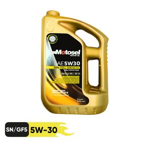 روغن موتور خودرو موتوسل مدل sn 5w_30 حجم 4.73 لیتر