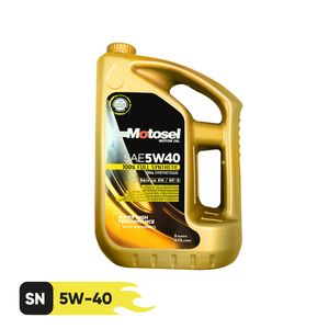 روغن موتور خودرو موتوسل مدل sn 5w_40 حجم 4.73 لیتر