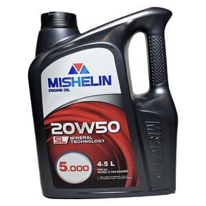 روغن موتور خودرو میشلن مدل 20w50 sl حجم 4.5 لیتر
