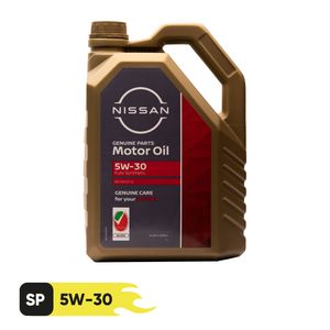 روغن موتور خودرو نیسان جنیون پارتس مدل 5w30 حجم 4 لیتر
