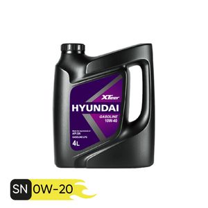 روغن موتور خودرو هیوندای اکستیر مدلsn 10w 40 ظرفیت 4 لیتر