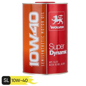 روغن موتور خودرو ولور مدل super dynamic 10w40 sn حجم 1 لیتر