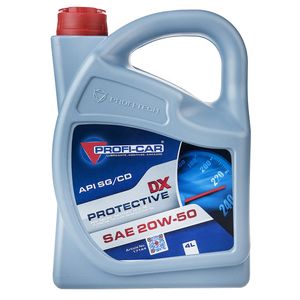 روغن موتور خودرو پروفی کار مدل dx protective 20w 50 حجم 4 لیتر