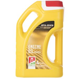 روغن موتور خودرو پونته میلانو مدل sl20w50 حجم 4 لیتر