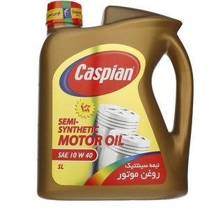 روغن موتور خودرو کاسپین مدل sl 10w40 حجم 5 لیتر