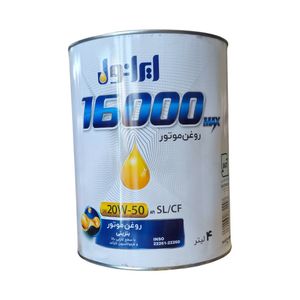 روغن موتور خودرو گازسوز (cng یا lpg)، بنزینی ایرانول مدل 16000 cc 20w 50 حجم 4 لیتر