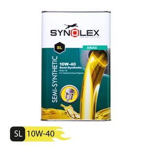 روغن موتور سینولکس مدل 10w 40 sl حجم 4 لیتر