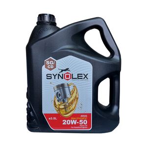 روغن موتور سینولکس مدل 20w 50 sg_cd حجم 3.5 لیتر