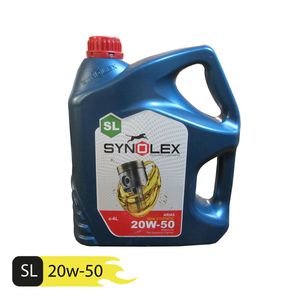 روغن موتور سینولکس مدل 20w50 sl حجم 4 لیتر