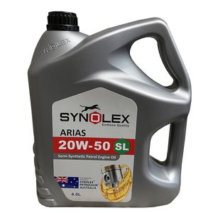 روغن موتور سینولکس مدل 20w50 sl حجم 4.5 لیتر