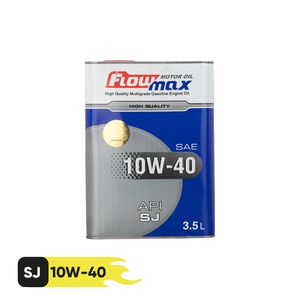 روغن موتور فلومکس مدل flowmax sj 10w40 حجم 3.5 لیتر