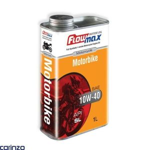 روغن موتور فلومکس مدل موتوبایک 10w40 sl حجم 1 لیتر