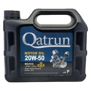 روغن موتور قطران مدل 20w50 sc_cc حجم 4 لیتر
