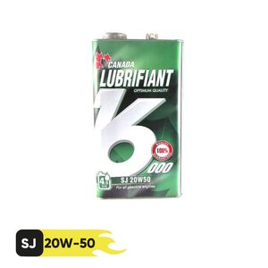 روغن موتور لوبریفنت کانادا مدل   20w50 sj  16000 حجم 4.5 لیتر