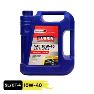 روغن موتور لوبرین مدل sae 10w40  api sl_cf حجم 3.5 لیتر