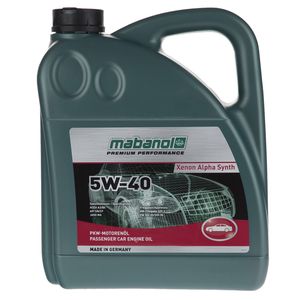 روغن موتور مبانول کد sn 5w 40 حجم 4 لیتر