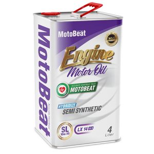 روغن موتور موتوبیت مدل sl 10w40 حجم 4 لیتر