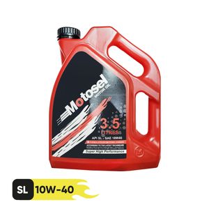 روغن موتور موتوسل مدل 10w40 sl حجم 3.5 لیتر