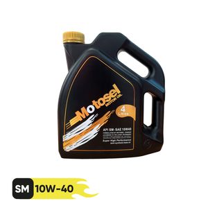 روغن موتور موتوسل مدل 10w40 sm حجم 4 لیتر