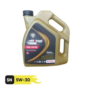 روغن موتور موتوسل مدل توربو sn   5w30 حجم 4 لیتر