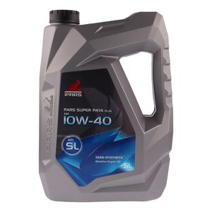 روغن موتور نفت پارس سوپر پایا مدل  10w40 sl plus حجم 5 لیتر