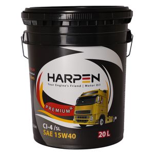 روغن موتور هارپن مدل premium+ ci 4 15w40 حجم 20 لیتر