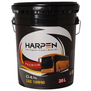 روغن موتور هارپن مدل premium ci 4 10w40 حجم 20 لیتر