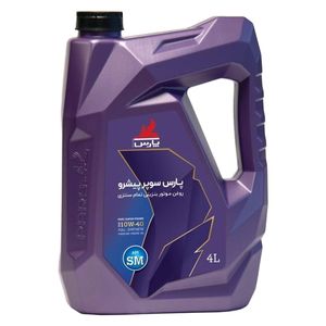 روغن موتور پارس سوپر پیشرو مدل 10w 40 sm حجم 4 لیتر