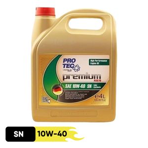 روغن موتور پروتک مدل 10w40 sn فول سنتیک حجم 4 لیتر