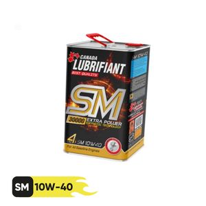 روغن موتور کانادا لوبریفنت مدل  10w40 sm حجم 4 لیتر