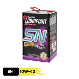 روغن موتور کانادا لوبریفنت مدل  sn 10w40 حجم 4 لیتر