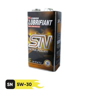 روغن موتور کانادا لوبریفنت مدل 5w30 sn حجم 5 لیتر