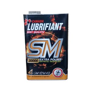 روغن موتور کانادا لوبریفنت مدل بست کوالیتی 10w40 sm حجم 4 لیتر