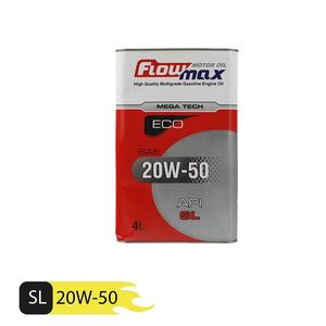 روغن موتورخودرو فلومکس مدل20w50 حجم 4 لیتر