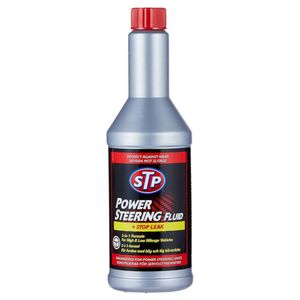 روغن هیدرولیک و نشت گیر هیدرولیک فرمان اس تی پی مدل stop leak حجم 350 میلی لیتر