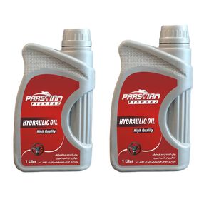 روغن هیدرولیک پارسیان مدل hl10 plus حجم یک لیتر بسته 2عددی