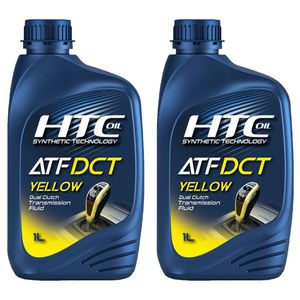 روغن گیربکس اتوماتیک اچ تی سی اویل مدل atf dct yellow حجم 2 لیتر بسته 2 عددی